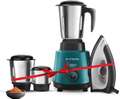 Shopsy Longway Roto Max 1100W Dry Iron & 500W Mixer Grinder Combo - Image 8