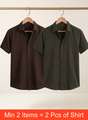 Shopsy TIGERSNAKE Men Checkered Casual Brown, Dark Green Shirt - Image 6