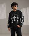 Shopsy FASHLOOK Men Black Round Neck T-Shirt - Image 5