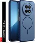 AuraX Back Cover for REALME 12X 5G, Grey, Shock Proof - Image 8