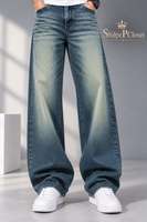 shilppcloset Men Wide Leg Mid Rise Multicolor Jeans - Image 9