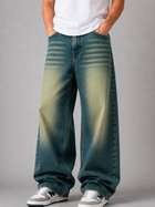 shilppcloset Men Wide Leg Mid Rise Multicolor Jeans - Image 8