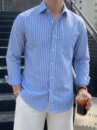 indossare Men Yellow Striped Casual Shirt - Image 9