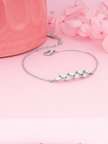 Shopsy GIVA Sterling Silver Zircon Rhodium Bracelet - Image 7
