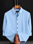 Shopsy COMBRAIDED Men Solid Casual Maroon Shirt - Image 8