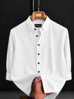 Shopsy COMBRAIDED Men Solid Casual Maroon Shirt - Image 7