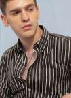 HKV FASHION Men Striped Casual Green Shirt Price in India - Buy HKV FASHION Men Striped Casual Green Shirt online at Shopsy.in - Image 7