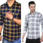 Mark Leurent Men Checkered Casual Multicolor Shirt Price in India - Buy Mark Leurent Men Checkered Casual Multicolor Shirt online at Shopsy.in - Image 7