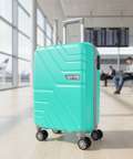 Shopsy Trumpkin Small Cabin Luggage 55cm 8-Wheel Green - Image 8