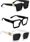 PC STAR Retro Square Sunglasses Price in India - Buy PC STAR Retro Square Sunglasses online at Shopsy.in - Image 7