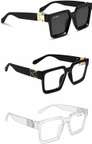 PC STAR Retro Square Sunglasses Price in India - Buy PC STAR Retro Square Sunglasses online at Shopsy.in - Image 8
