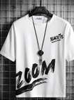 Shopsy Farlucci Printed Men White, Black T-Shirt - Image 5
