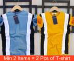Shopsy squareretails Color Block Men Grey, Pink T-Shirt - Image 4