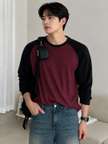 Wrodss Colorblock Men Round Neck Black, Maroon T-Shirt - Buy Wrodss Colorblock Men Round Neck Black, Maroon T-Shirt Online at Best Prices in India | Shopsy.in - Image 6