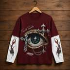 Shopsy Eddicted Printed Men Round Neck Multicolor T-Shirt - Image 3