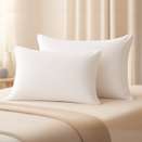 haus & kinder Microfibre Body Pillow Pack of 2 Solid (White)