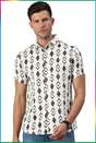 Alives Men Printed Casual Multicolor Shirt