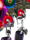 SK PARO Wood ganesh key hanger for home decor and Hanging Wood Key Holder (7 Hoo… more
