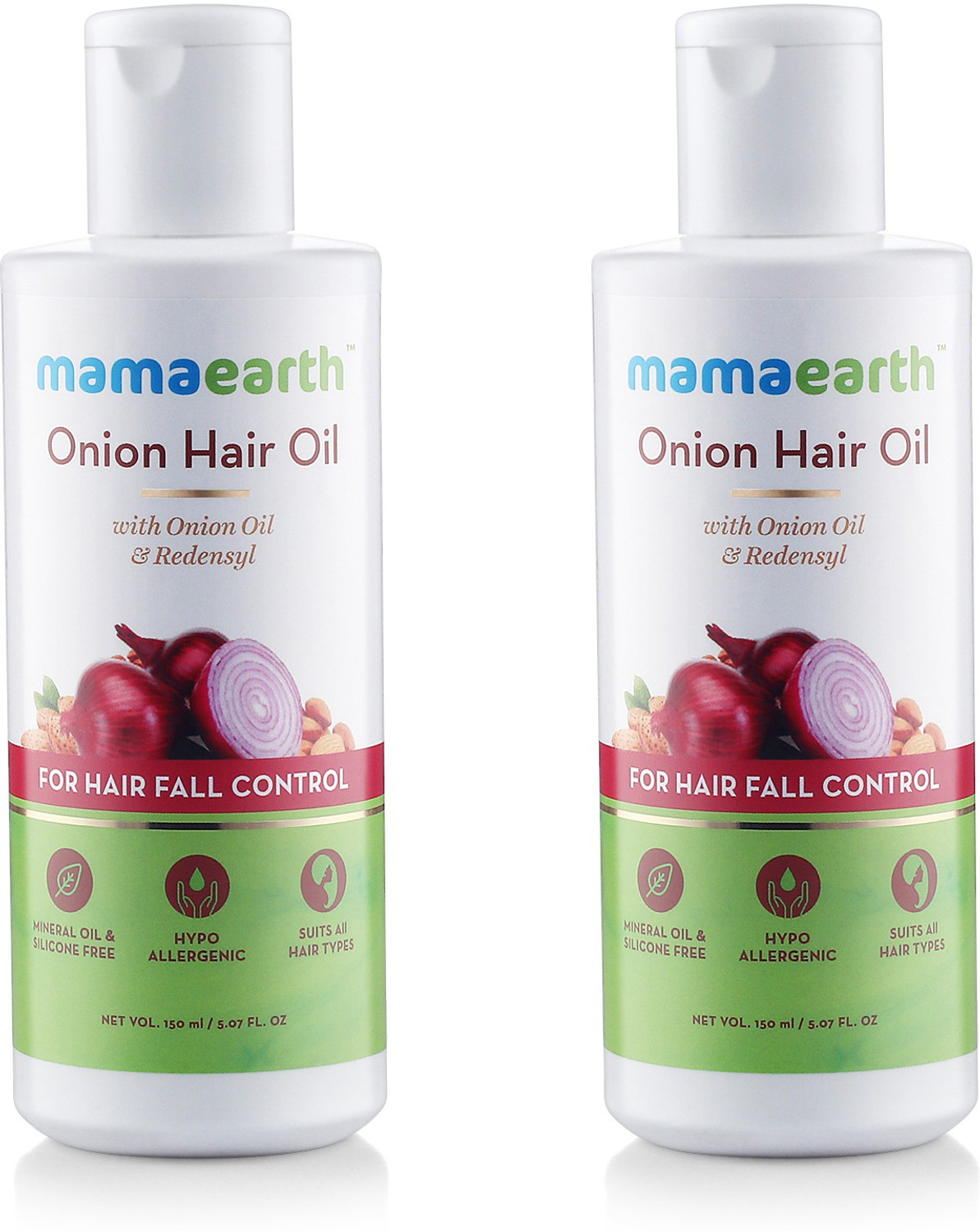 Mamaearth Onion Oil for Hair Regrowth & Hair Fall Control, 300ml - Image 1