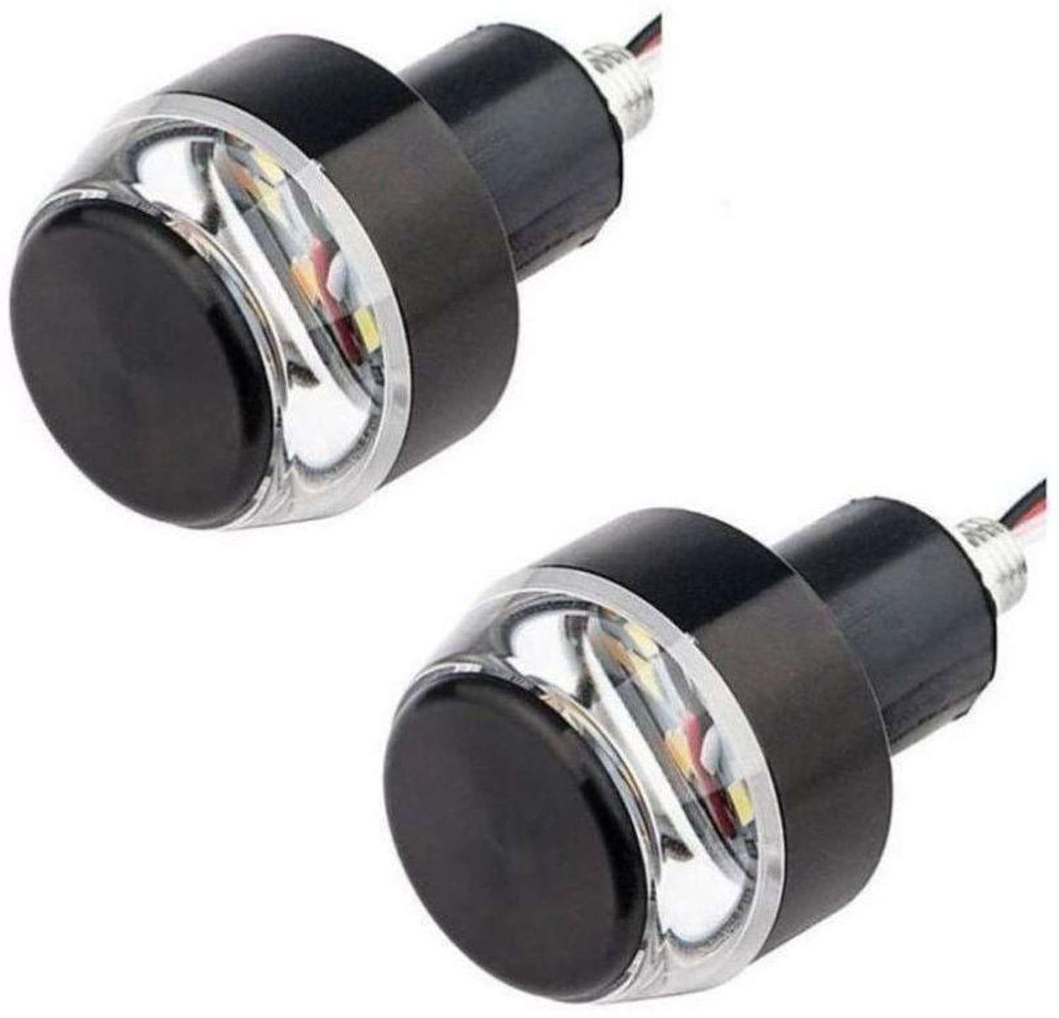 Generic Blue-white side light Mirror Light Motorbike LED (25 V, 35 W) (Fazer, FZ, Splendor, Activa i, Passion, Universal For Bike, Pack of 2) - Image 1