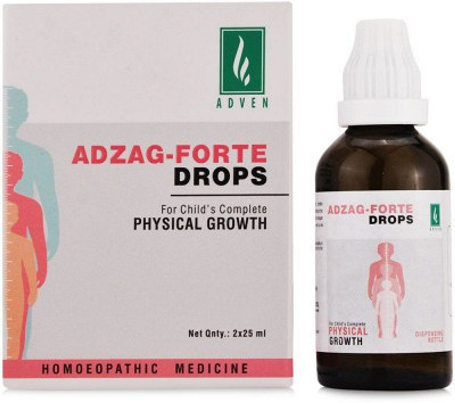 ADVEN Adzag Forte Drops (4 x 50 ml) - Image 1