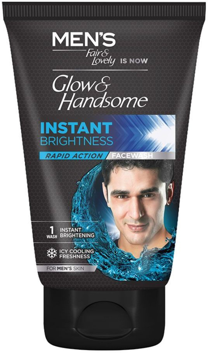 Glow & Handsome Instant Brightness Rapid Action Face Wash 100g - Image 1
