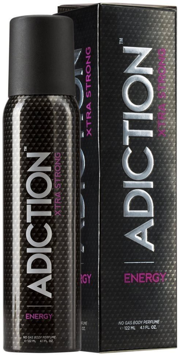 ADDICTION Xtra Strong Energy Perfume Body Spray - For Men (122 ml) - Image 1