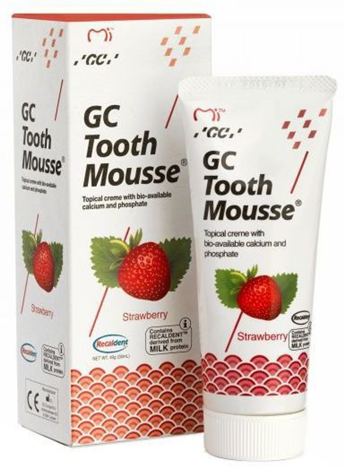GC Tooth Mousse Strawberry Toothpaste 40g - Image 1