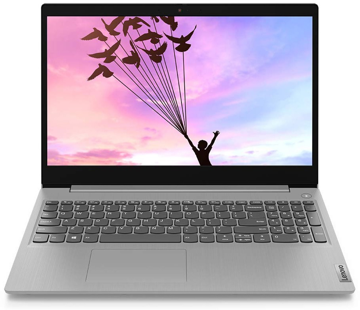 Lenovo IdeaPad 3 Intel Intel Core i3 10th Gen - (8 GB/256 GB SSD/Windows 10 Home) 81WA00K1IN Laptop (14 Inch, Platinum Grey, With MS Office) - Image 1