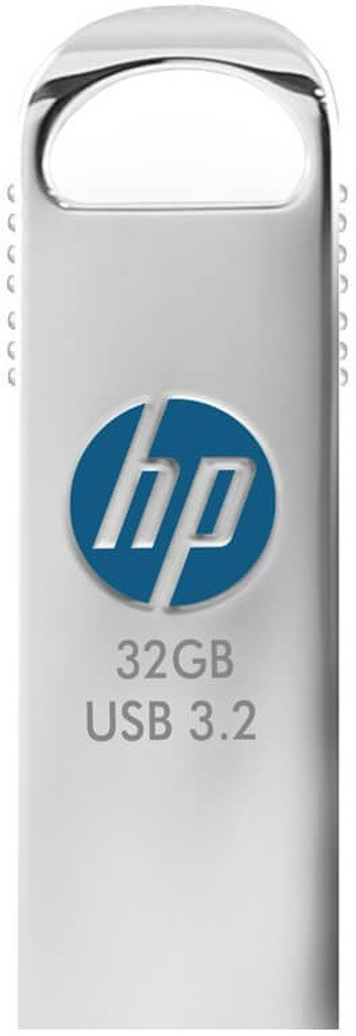 HP x306w 32 GB Pen Drive Compatible with Desktop Computer, Laptop, Mobile USB 3.1 Metal Case (Silver) - Image 1