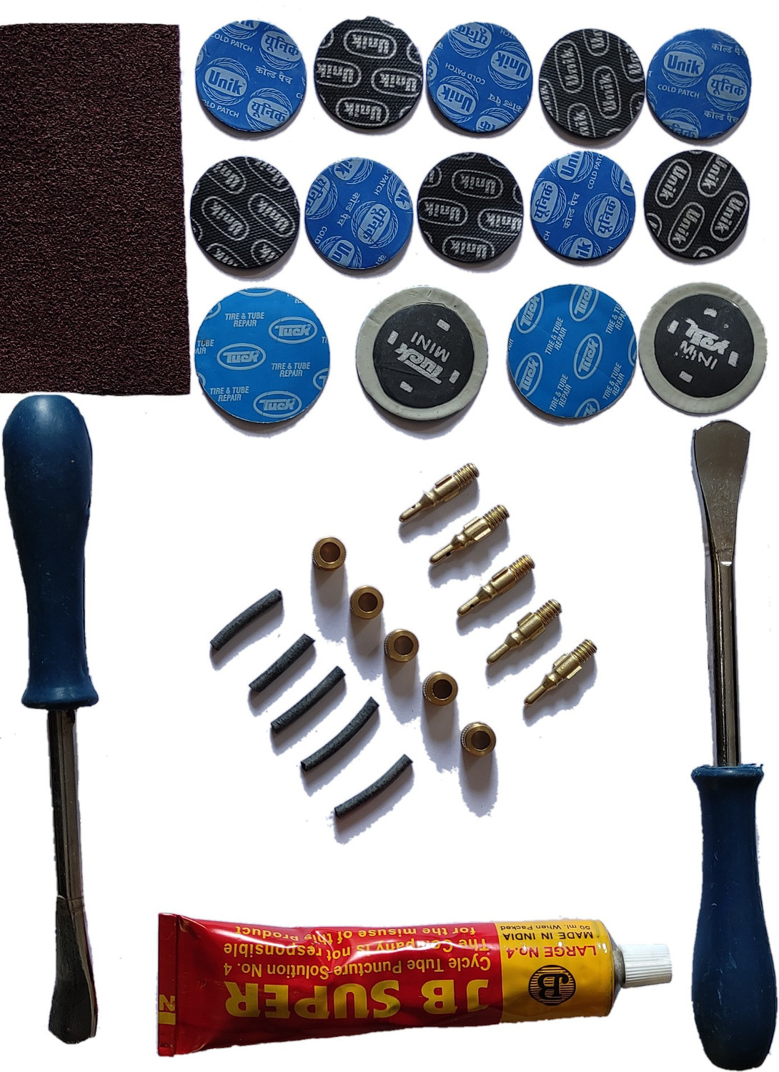 Whoo 33-Piece Bicycle Puncture Repair Kit - Image 1