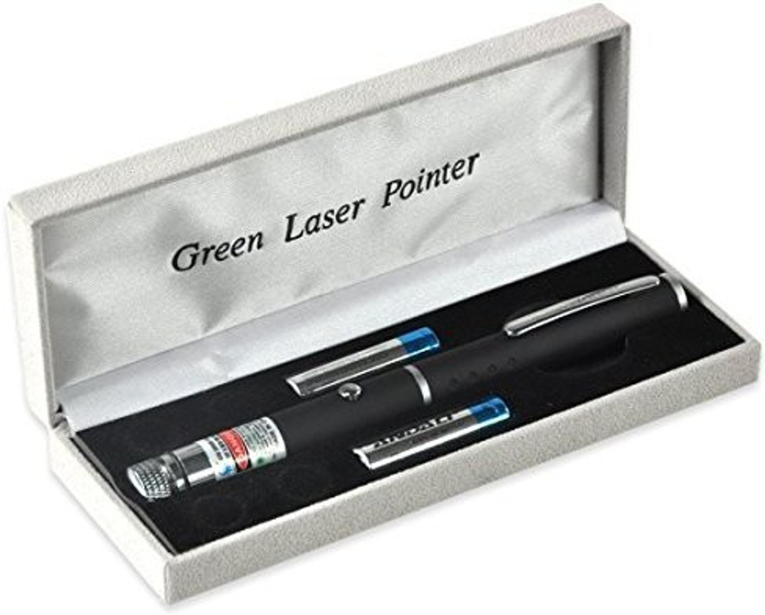 BHALALA ENTERPRISE Laser light Green Laser Pointer With High Beam , 2 Batteries Include , Box Pack (320 nm, GREEN) - Image 1