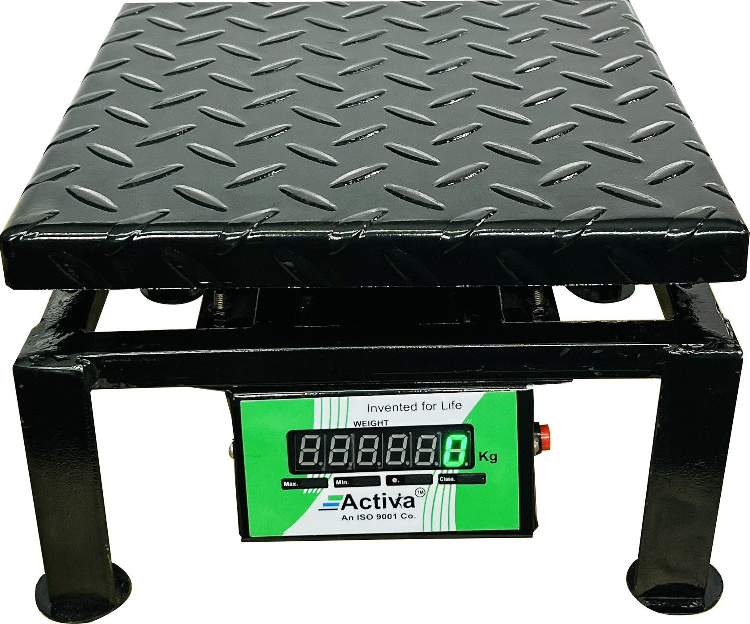 ACTIVA 100kg Double Display Weighing Scale, Black - Image 1