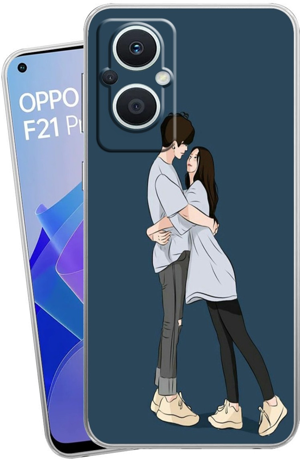Mitvaa Back Cover for Oppo F21 Pro 5G, Multicolor - Image 1