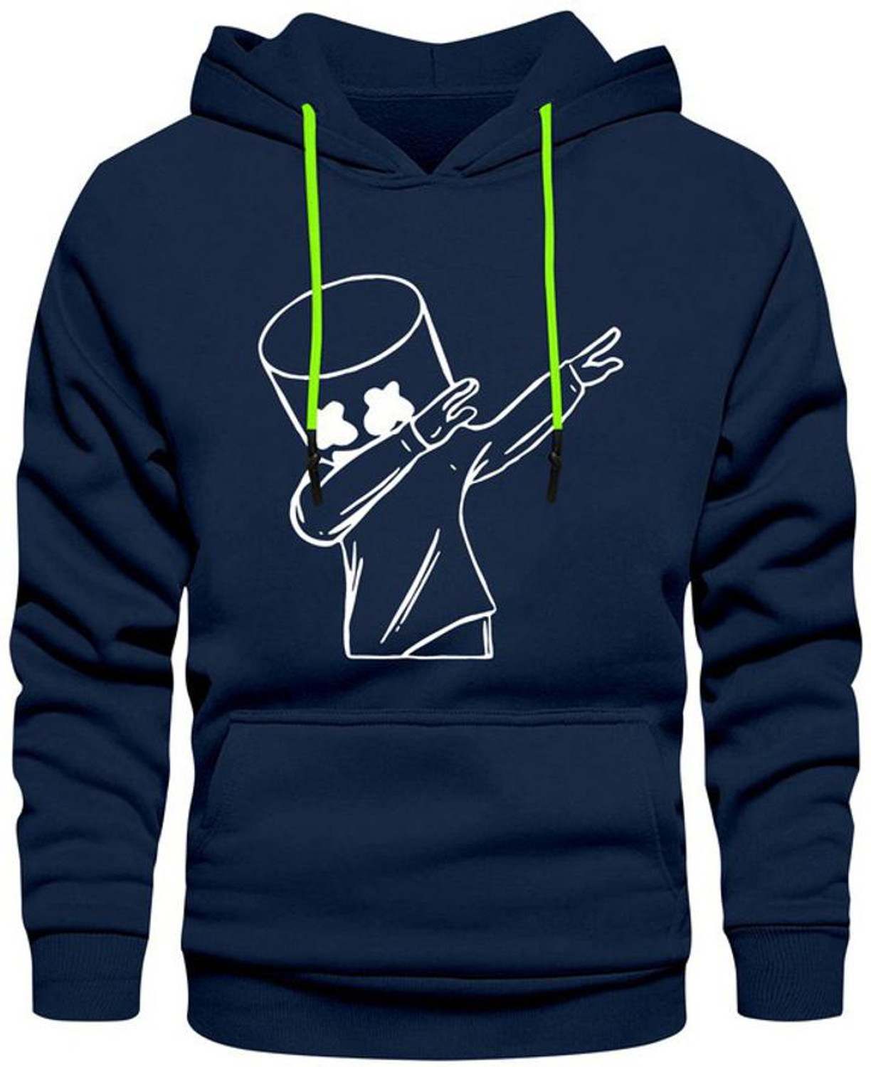 FashionAndYOUTH Men Full Sleeve Printed Hooded Sweatshirt - Image 1