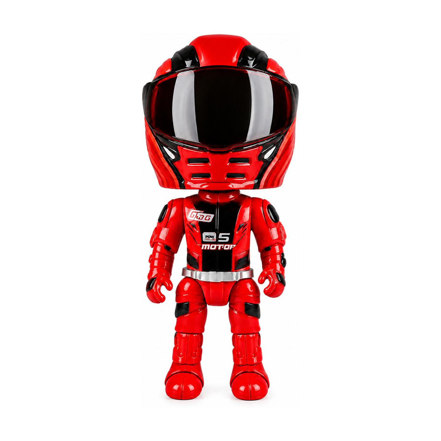 Shanvika Enterprises 2-in-1 Transforming Racing Helmet Action Figure - Image 1
