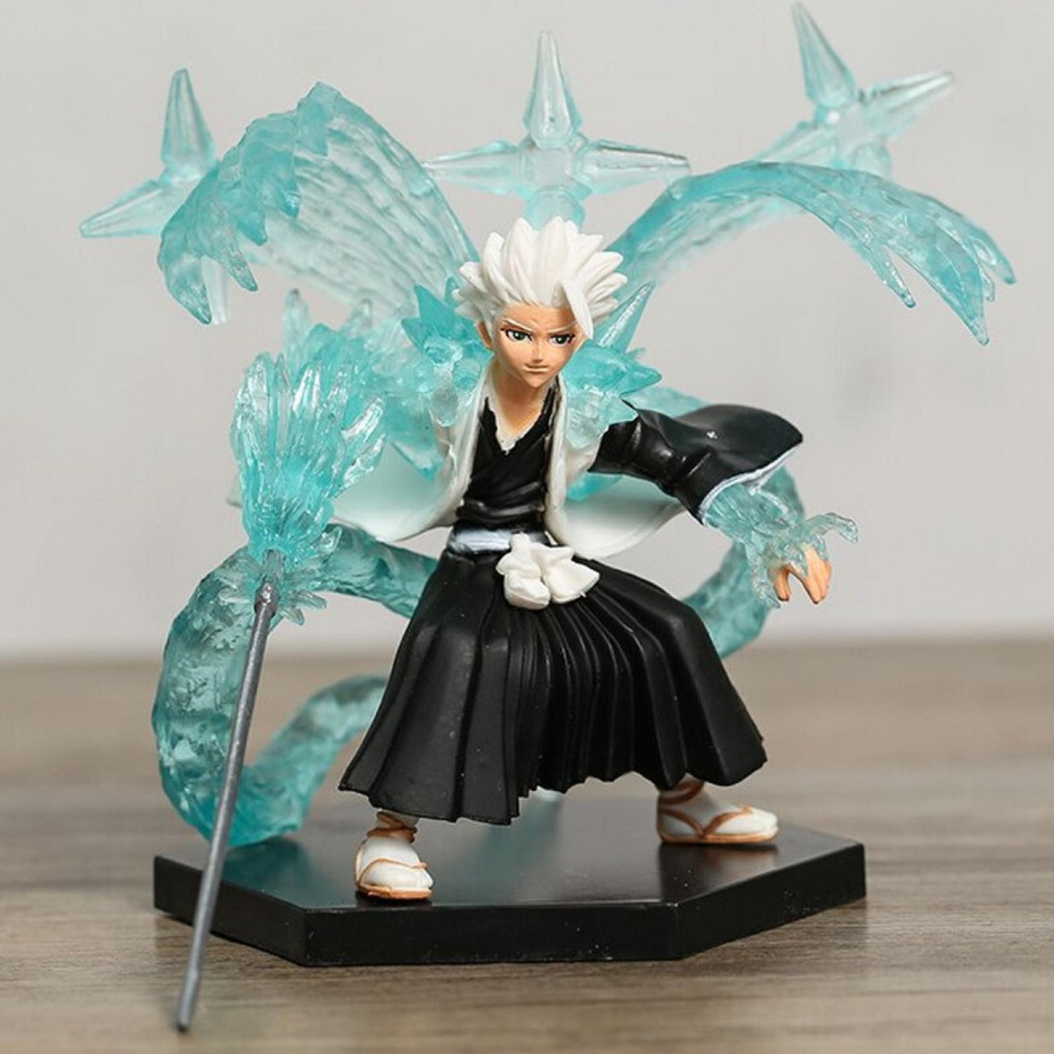 ToonyVerse Anime Anime Figure Hitsugaya Toshiro Figures - 4Inch Cartoon Statues Figure Doll Model (Multicolor) - Image 1