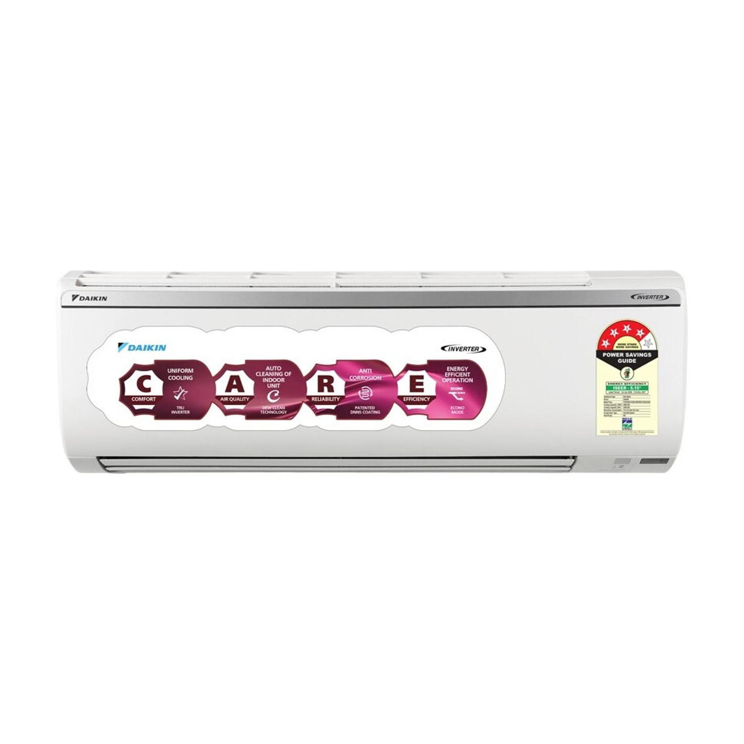 Daikin 2026 Model 1.42 Ton 4 Star Split Inverter AC (FTKP50XV16VKA+RKP50XV16VKA, White) - Image 1
