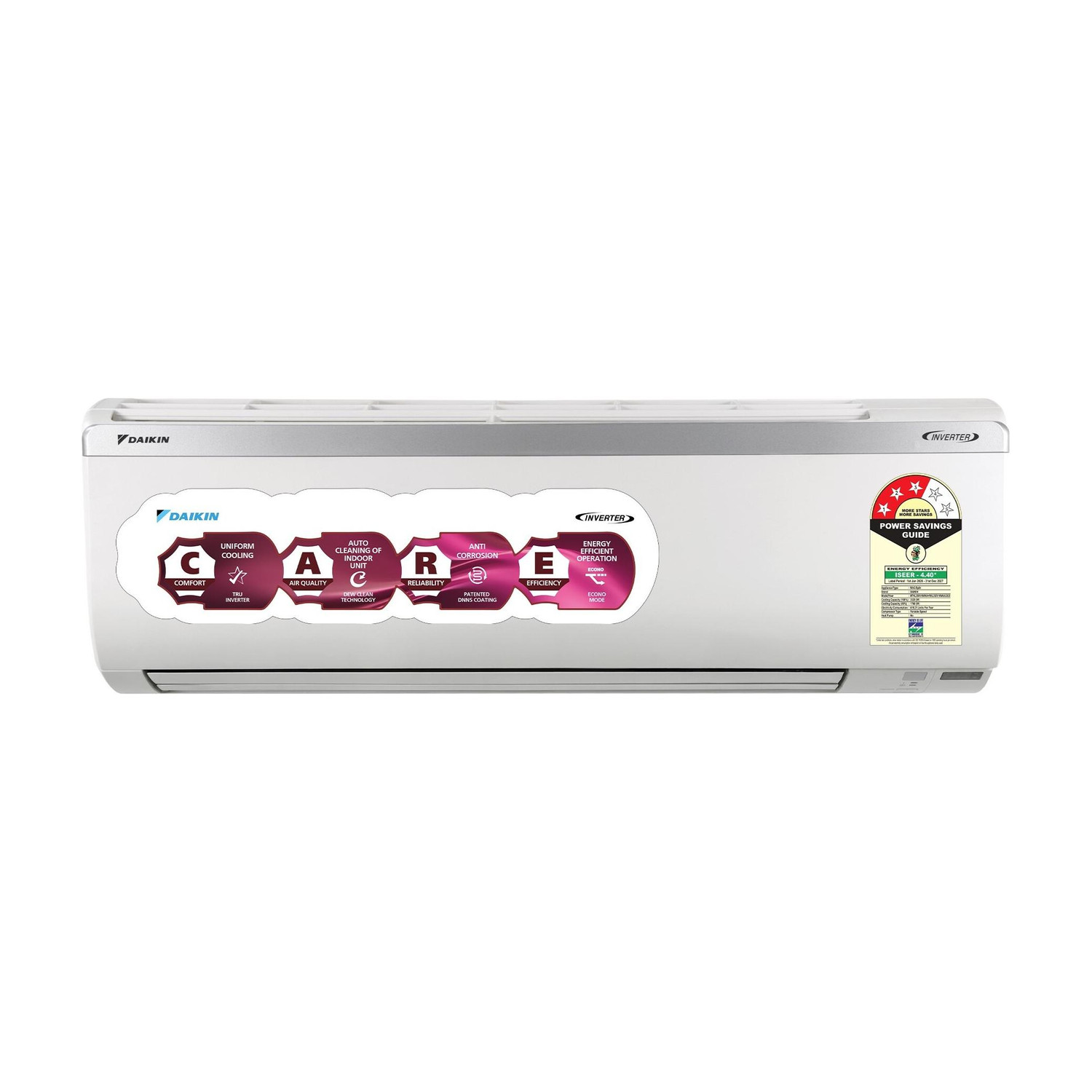 Daikin 2026 Model 1 Ton 3 Star Split Inverter AC (MTKL35XV16WAA RKL35XV16WAA, White) - Image 1