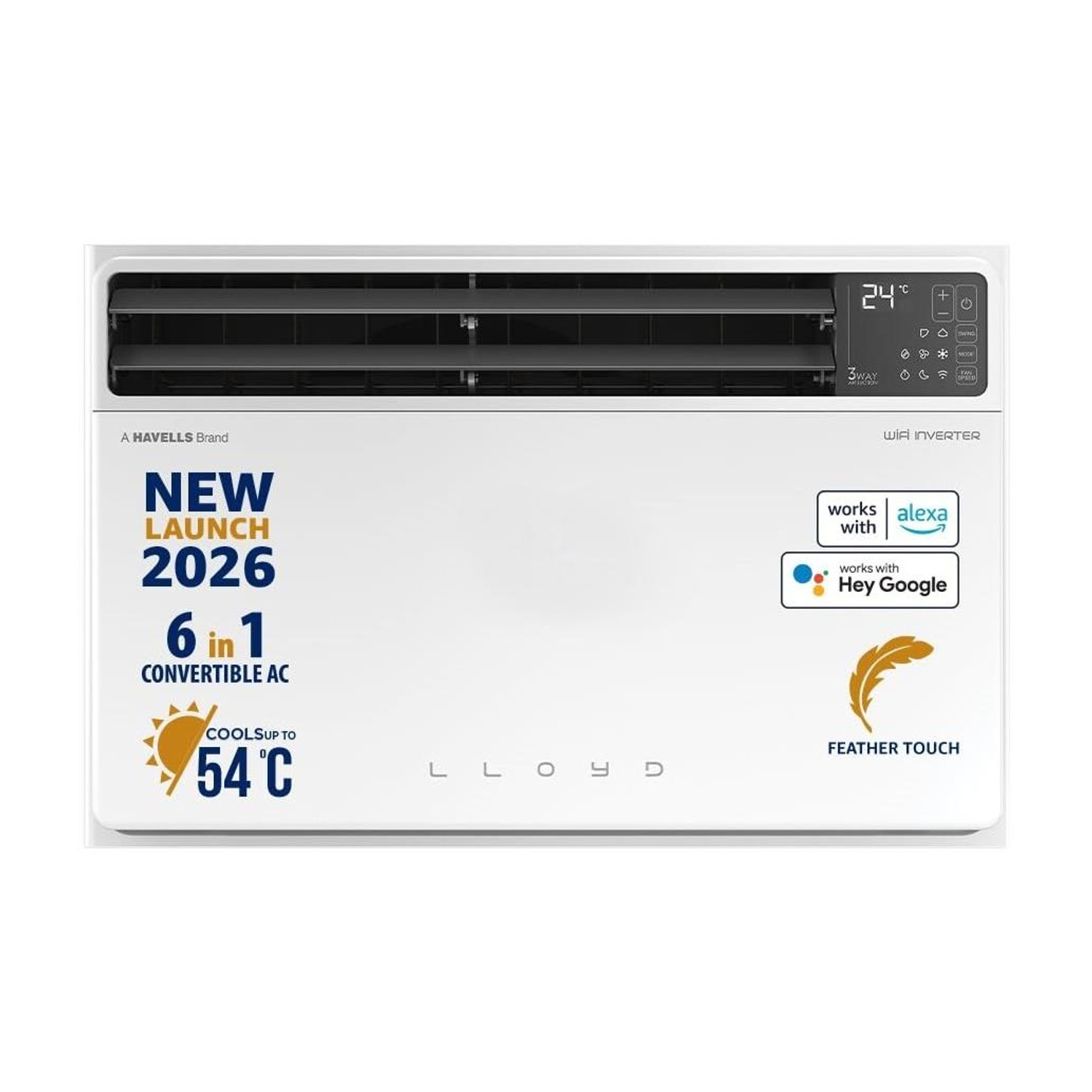 Lloyd 2026 1.5 Ton 5 Star Window Inverter AC with Wi-Fi - Image 1