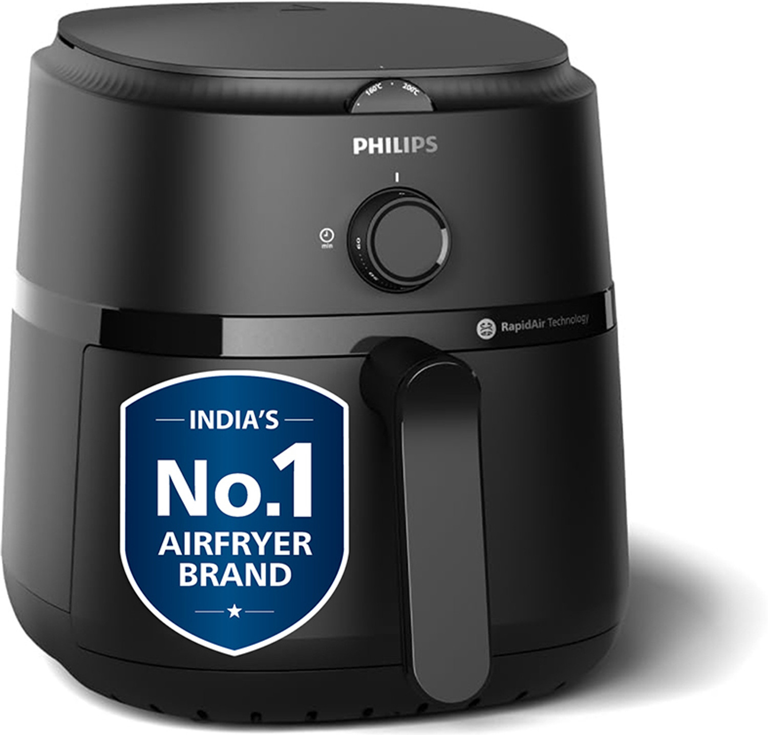 PHILIPS NA120/00 with uses up to 90% less fat, 1500W, with Rapid Air Technology Air Fryer (4.2 L) - Image 1
