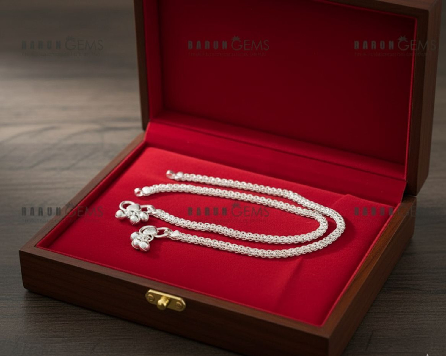 Footride SILVERFLAT02 Sterling Silver Anklet - Image 1