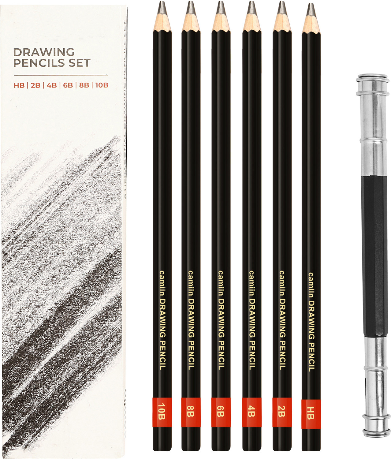 Ortan Drawing Pencil with Pencil Extender - Image 1
