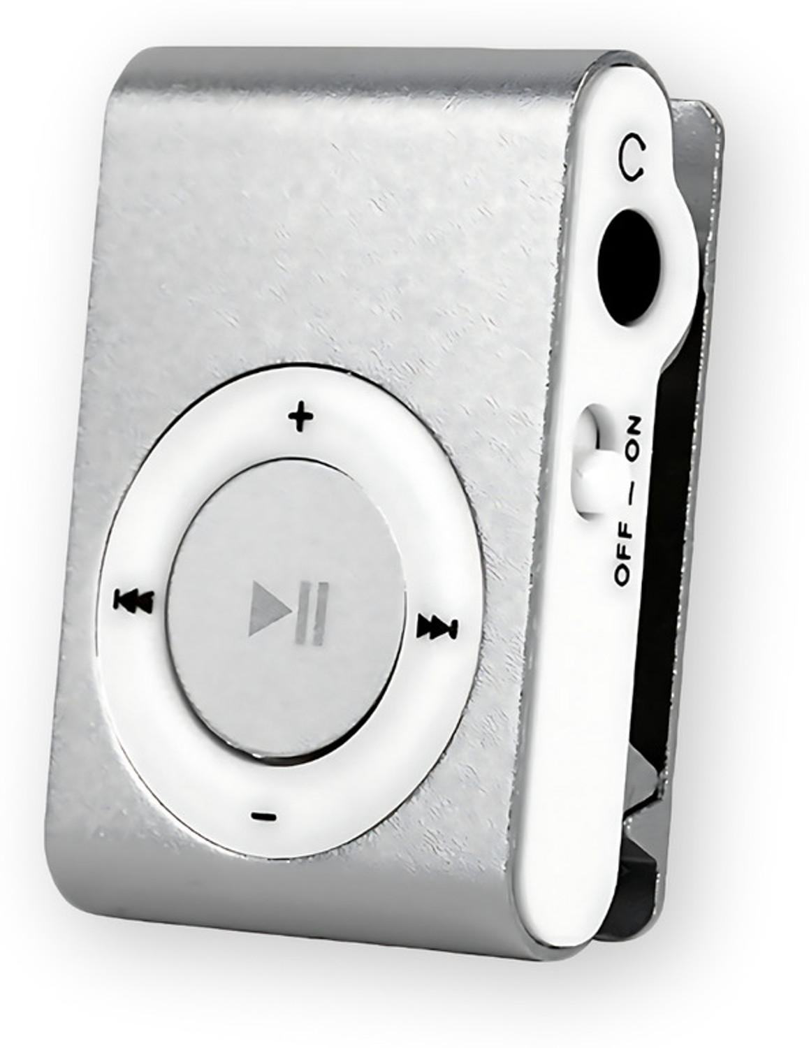 DRUMSTONE Portable Mini MP3 Player Silver - Image 1