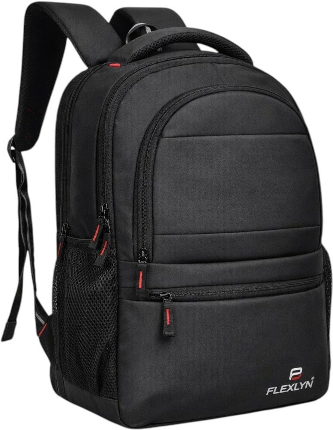 flexlyn Large 36L Laptop Backpack for Men, Black - Image 1