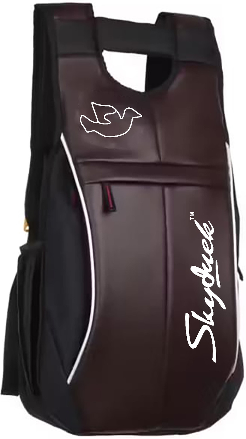 SkyDuck Medium 25 L Backpack Waterproof School & Coaching Backpack for Boys Travel Bag (Brown) - Image 1