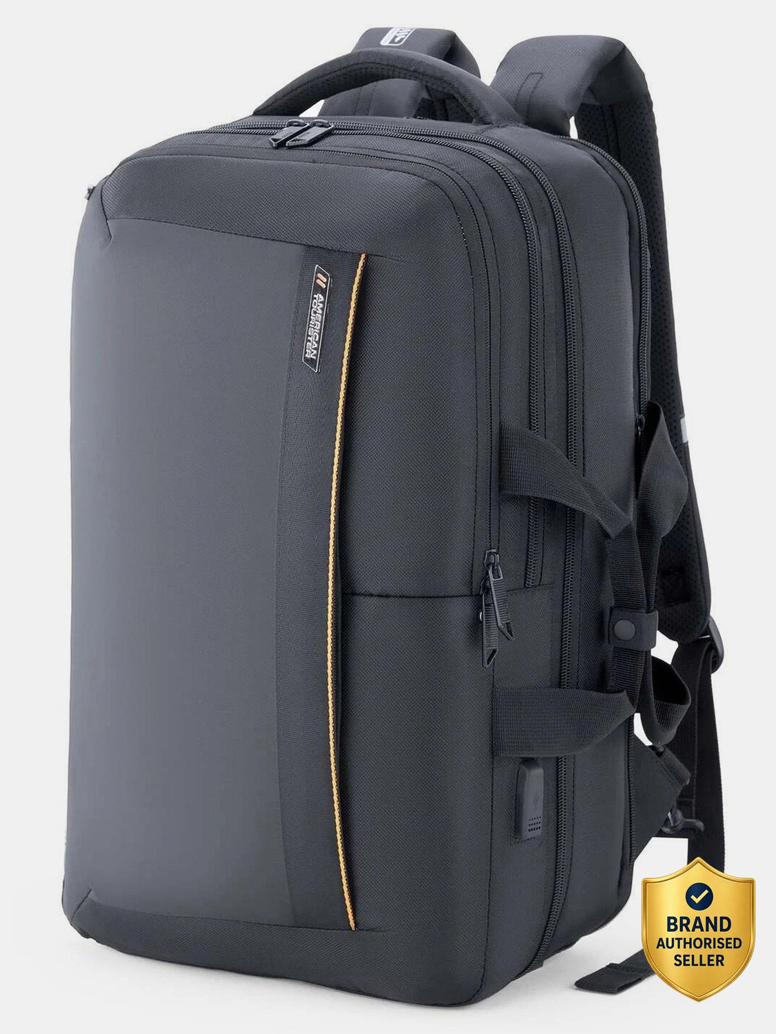 American Tourister SEGNO 4.0 Large 33L Laptop Backpack (Black) - Image 1