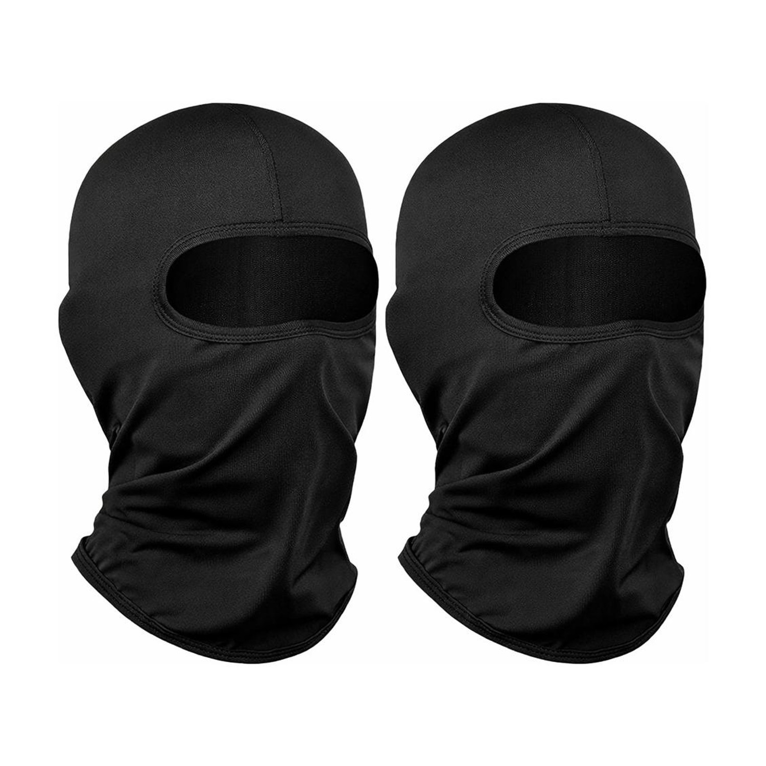 vee ess Black Bike Face Mask for Men & Women (Size: Free, Balaclava) - Image 1