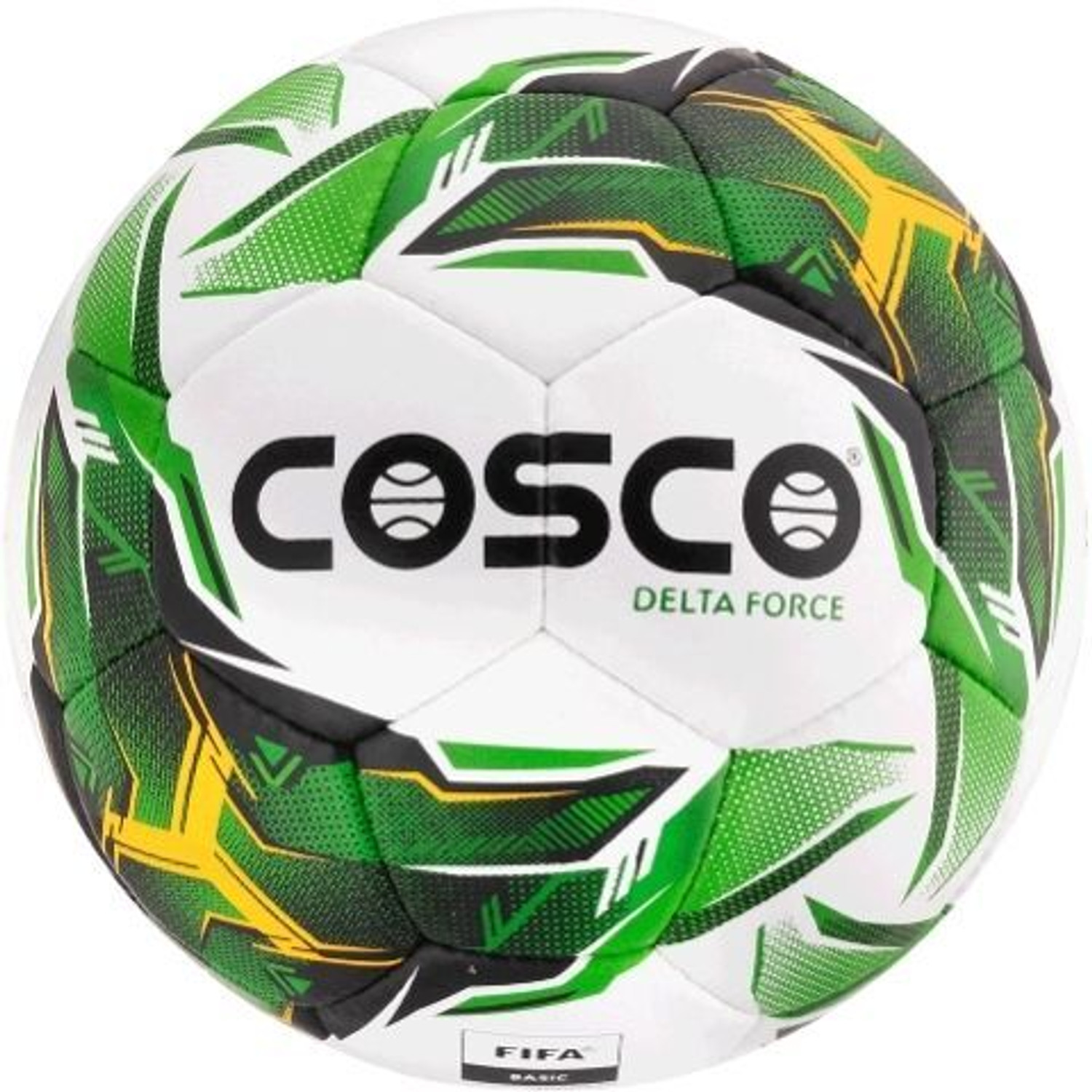 COSCO Delta Force Football - Size: 5 (Standard, Pack of 1, Black, White, Green) - Image 1