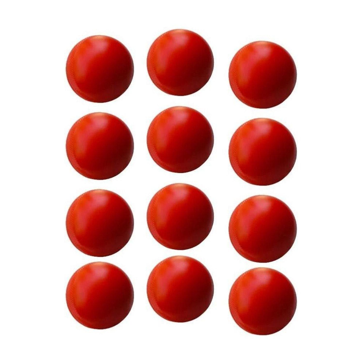 Pawansut Heavy Plastic Cricket Training Balls 80 gm Red Plastic Ball Cricket Training Ball - Image 1